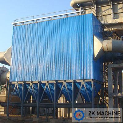 Bộ lọc bụi túi lọc bụi cho nhà máy xi măng Kim loại xử lý khối lượng không khí lớn