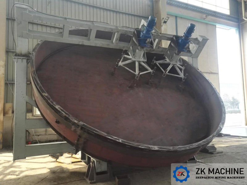 Máy Granulator đĩa quy mô lớn 5-7.5m Máy granulating quặng sắt Thiết bị granulation