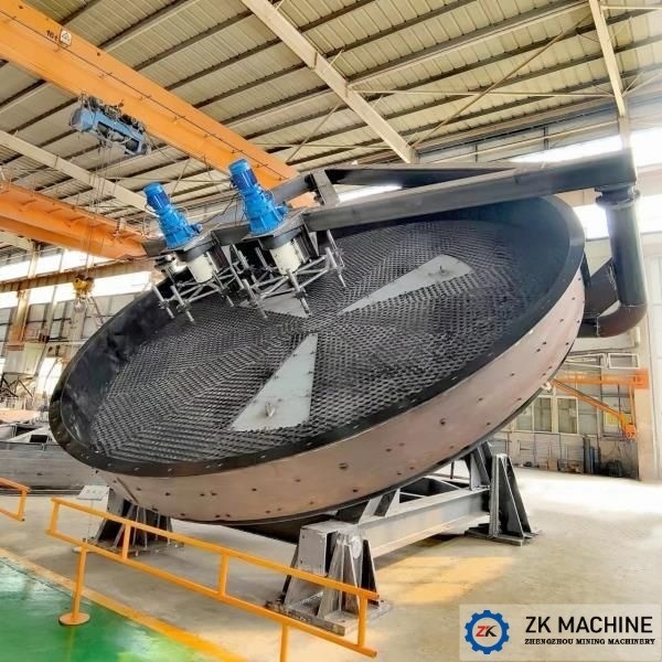 Thiết kế màu sắc tùy chỉnh Clay Disc Pelletizer với tốc độ quay 12-24 R / min