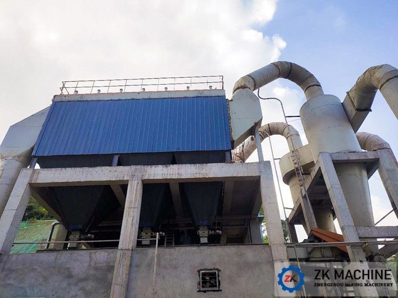 Máy lọc túi phun xung trực tuyến công nghiệp cho nhà máy xi măng