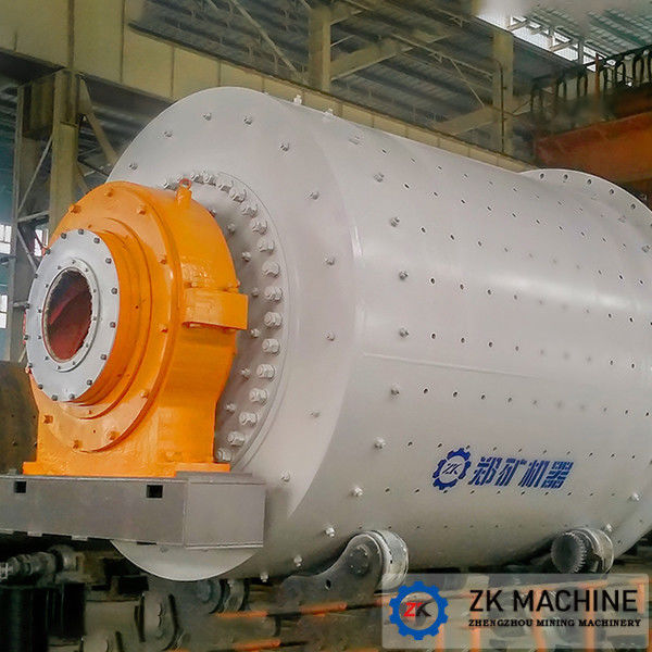 Máy nghiền bi loại khô Máy nghiền bi khoáng sắt Máy nghiền bi 15t / H 25MM Cho ăn