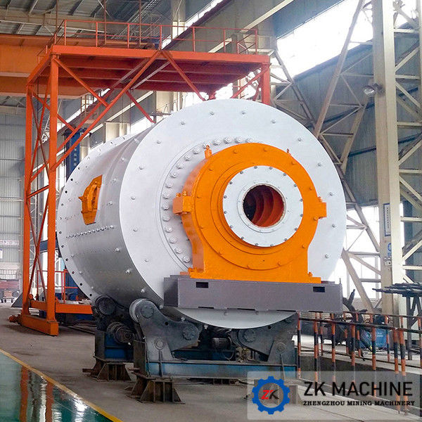 Máy nghiền bi loại khô Máy nghiền bi khoáng sắt Máy nghiền bi 15t / H 25MM Cho ăn