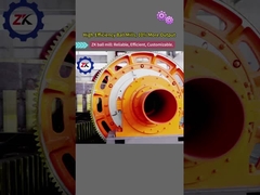 Dry Process Ball Mill 6.5-24 T Sữa nghiền và động cơ để nghiền chính xác